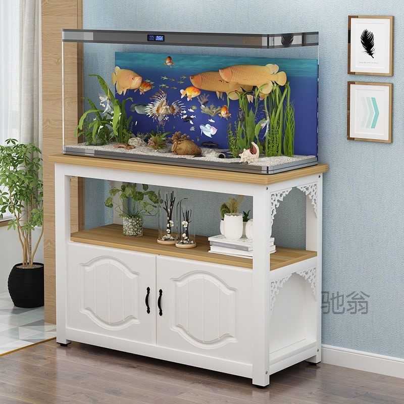 麓f钢木欧式鱼缸底柜金属底座底架不锈钢草缸鱼缸架子水族箱底柜,淘宝优惠券,粉丝福利购,淘宝优惠卷