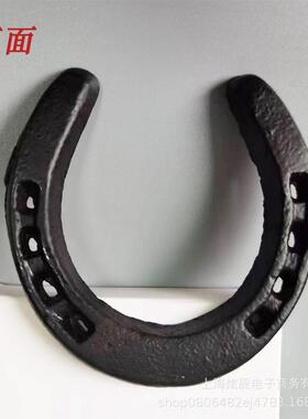 跨境金属铁制马蹄铁装饰摆件工艺品金色黑色大款小款