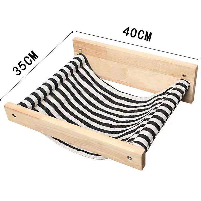 墙壁实木壁挂式猫窝阳台窗边晒太阳创意悬挂式猫吊床空中猫爬架,淘宝优惠券,粉丝福利购,淘宝优惠卷