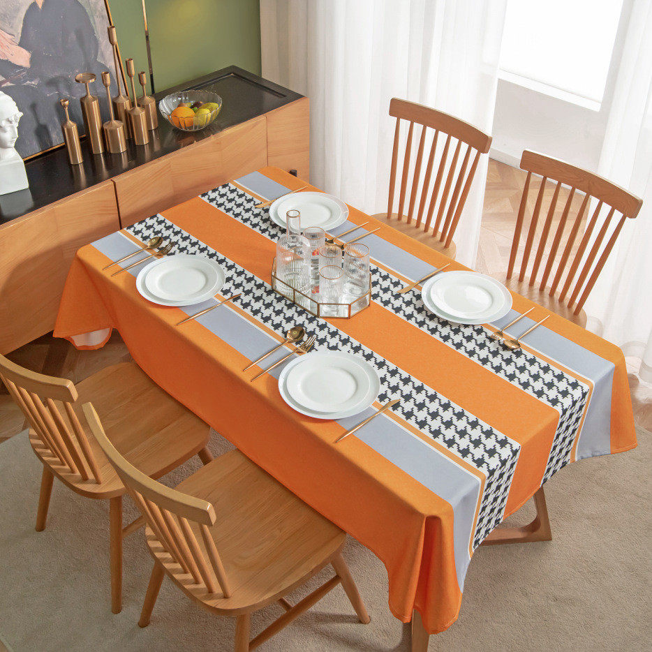 北欧简约桌布tpu复合ins防水防油免洗长方形茶几餐垫布艺学生书桌,淘宝优惠券,粉丝福利购,淘宝优惠卷