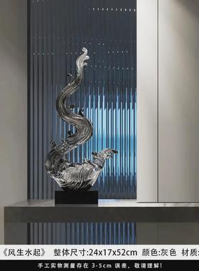 玄关风生水起钥匙收纳龙年摆件轻奢电视柜客厅高挡家居装饰办公室