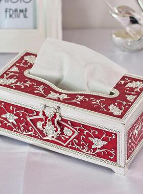 高档镀银镀金滴胶欧式ktv酒店酒吧纸巾盒抽纸盒家居用品装饰品
