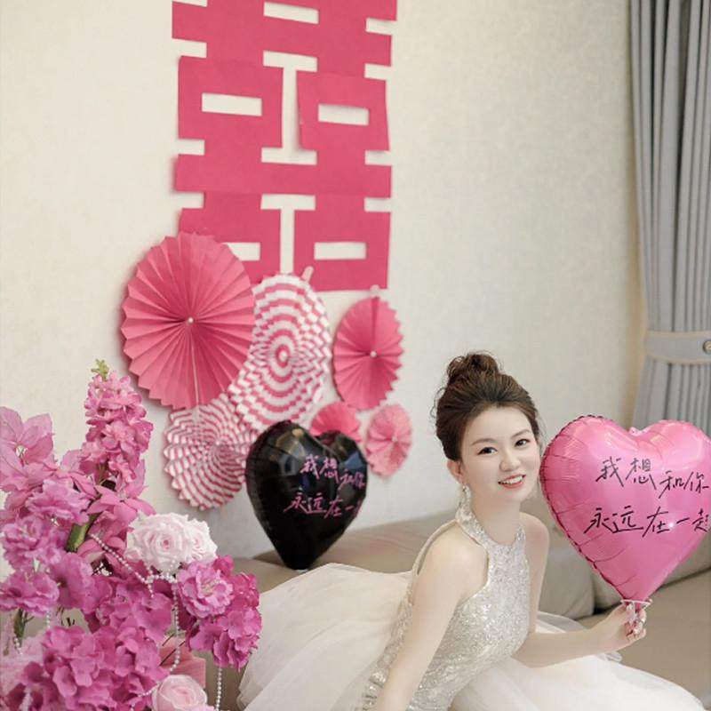 顺便买卖爱心气球玫红色心形求婚结婚拍照道具生日装饰场景布置品,淘宝优惠券,粉丝福利购,淘宝优惠卷