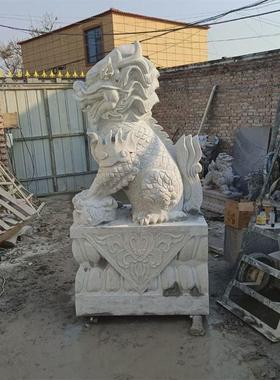 多规格青石狮子别墅庭院门口摆件石雕广场公园古建景区狮子石雕