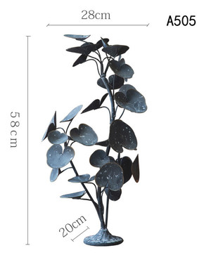 美式餐桌蜡烛台金属烛台浪漫烛光晚餐道具做旧婚庆轻奢摆台复古