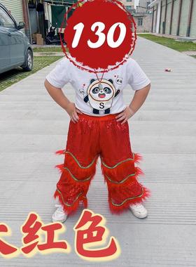 羊毛舞狮头可眨眼套装塑料幼儿童舞狮子醒狮南狮幼儿双人表演舞狮