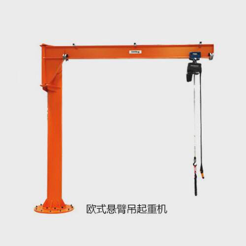 500KG单臂吊小型旋转悬臂吊1T2吨独臂回旋室内吊机3T折叠单臂吊机 - 图3