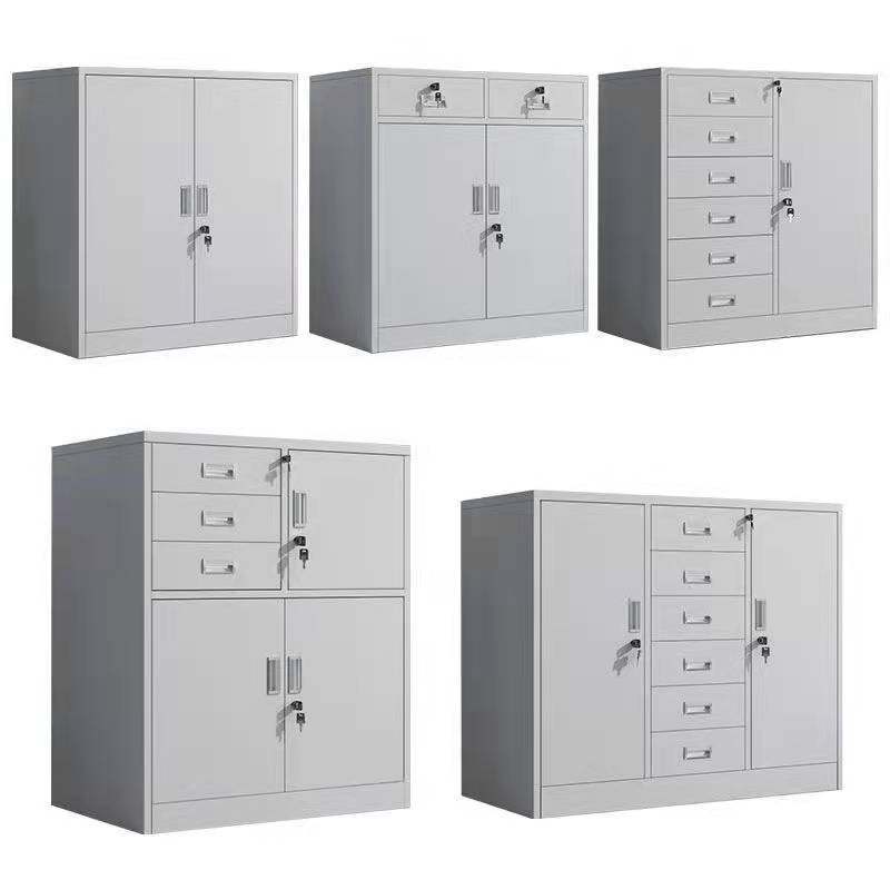 办公小柜子铁皮文件柜资料储物柜带锁档案柜工具柜桌下收纳柜矮柜,淘宝优惠券,粉丝福利购,淘宝优惠卷