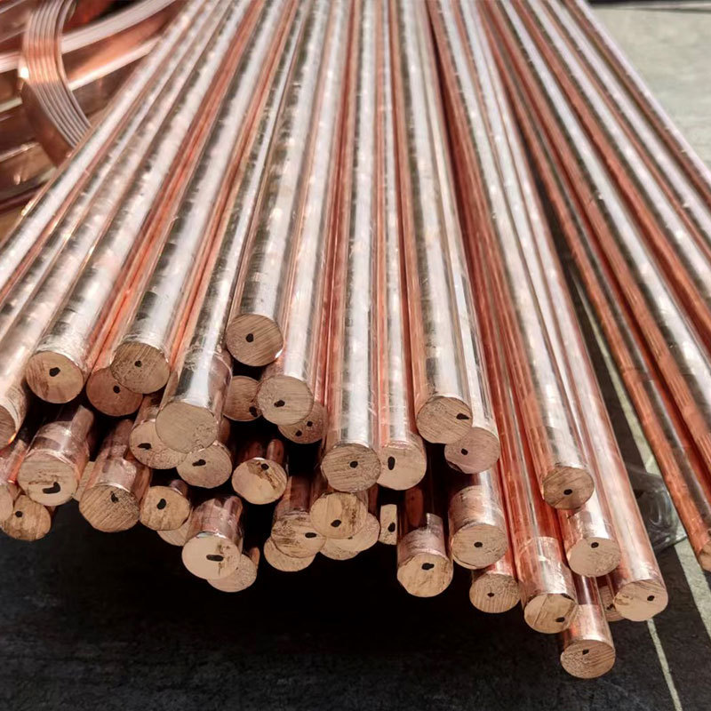t2紫铜棒棒红铜纯铜铜棒模具放电3-200mm实心零切厂家供应 - 图0