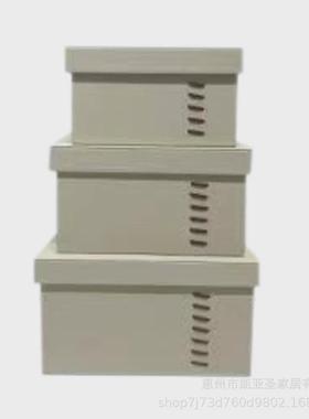 轻奢皮质绑绳饰品收纳盒样板间衣帽间售楼部装饰摆件家用整理箱