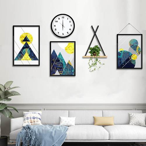 实木相框创意组合画框挂墙裱画相框民宿风特色照片墙装饰画框 - 图1