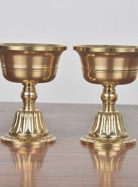 精品黄铜光身无字烛台复古客厅摆件家用金色婚庆一对厂家直销包邮