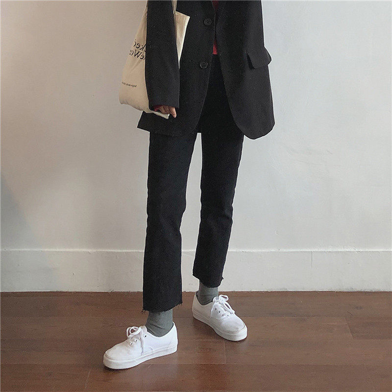 大码女裤黑色九分裤胖妹妹百搭宽松梨形身材显瘦直筒子,淘宝优惠券,粉丝福利购,淘宝优惠卷