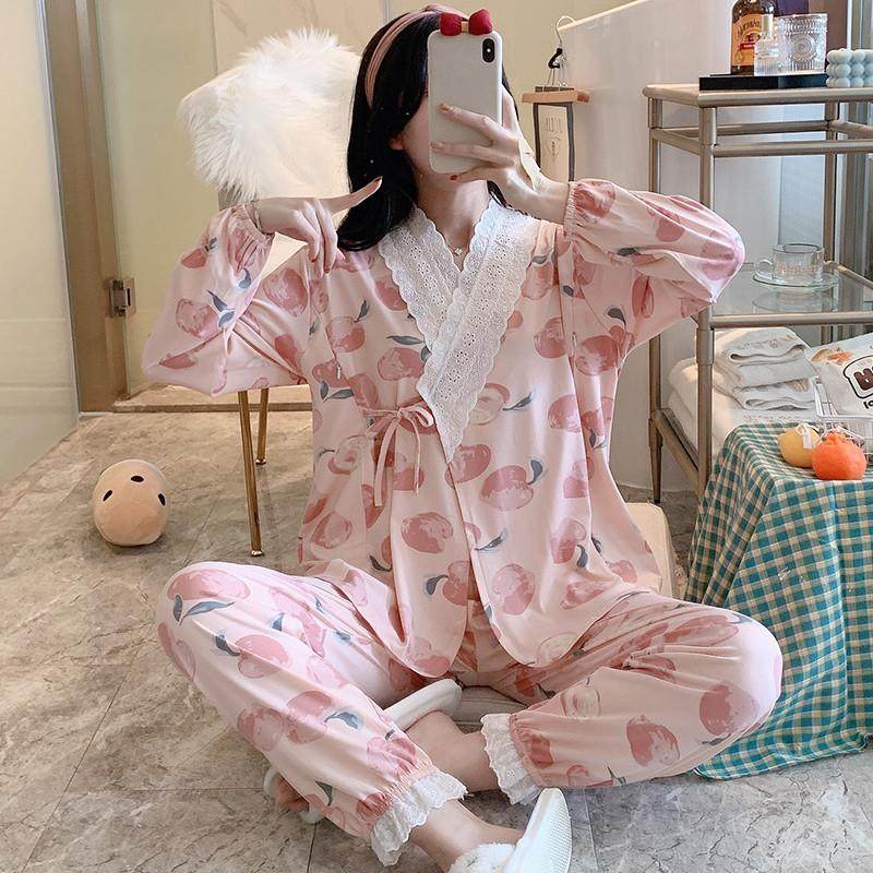 孕妇睡衣春秋纯棉月子服夏季薄款产后哺乳产妇喂奶8月份9秋冬坐月,淘宝优惠券,粉丝福利购,淘宝优惠卷