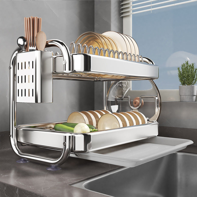 不锈钢碗碟收纳架沥水碗盘架碗柜碗筷沥水架碗架厨房置物架放碗盒,淘宝优惠券,粉丝福利购,淘宝优惠卷