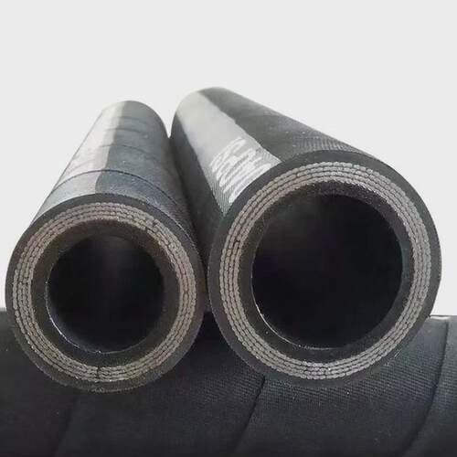 单层钢丝编织机床胶管液压油管总成耐高温矿用液压高压胶管可定制 - 图1
