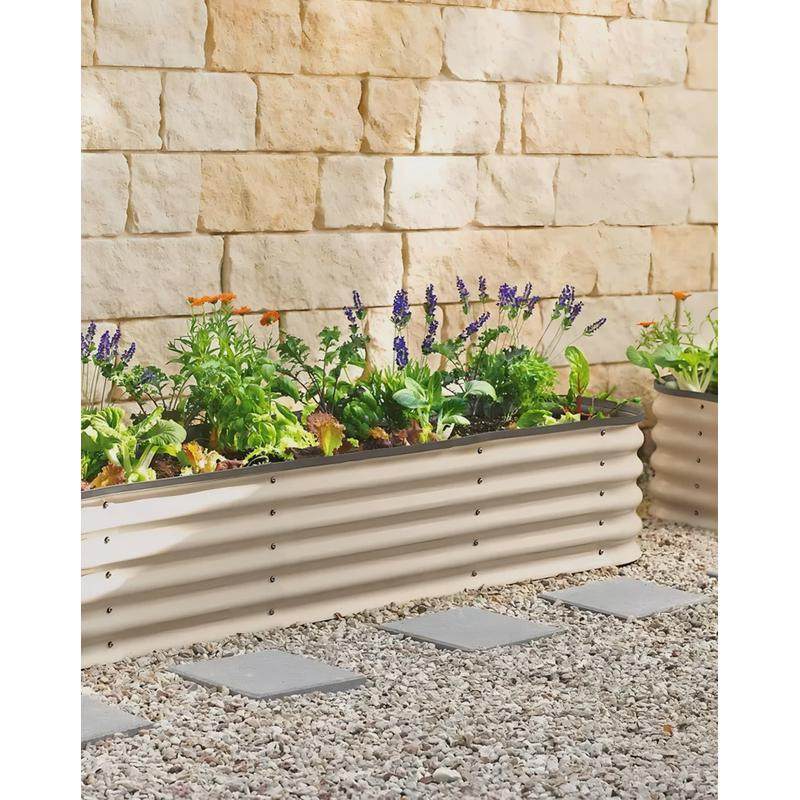 户外花园框圆形金属阳台床简约庭院蔬菜菜不锈花盆箱种植台金新款,淘宝优惠券,粉丝福利购,淘宝优惠卷