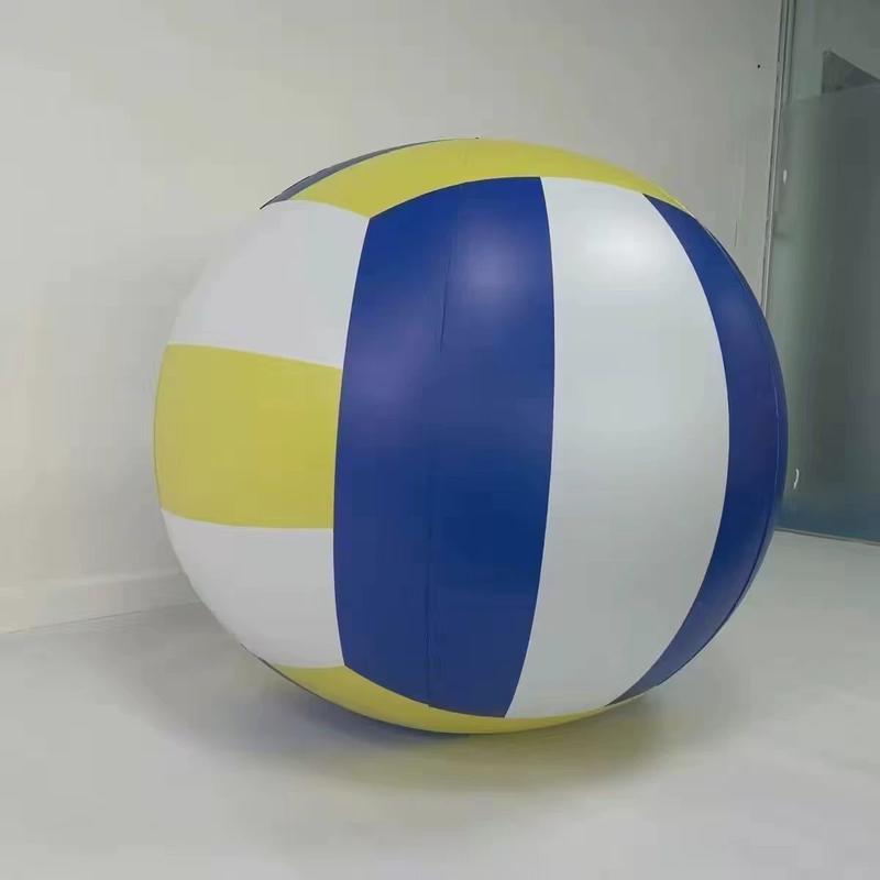 超大足球特大号充气彩色沙滩球幼儿园学校运动会亲子活动拍摄道具 - 图2