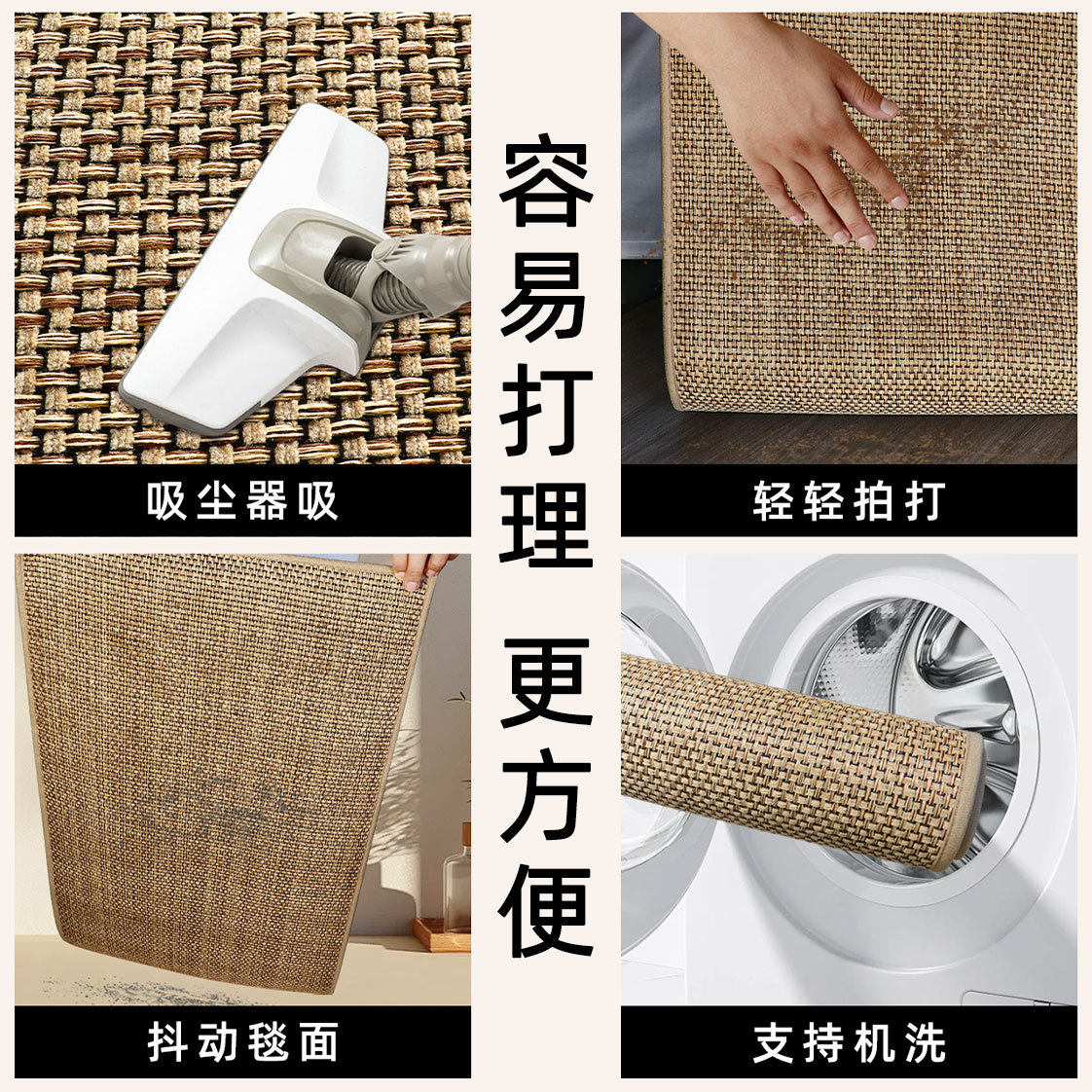 厨房专用地垫2024新款防滑防油可擦免洗地毯垫家用耐脏进门口脚垫,淘宝优惠券,粉丝福利购,淘宝优惠卷