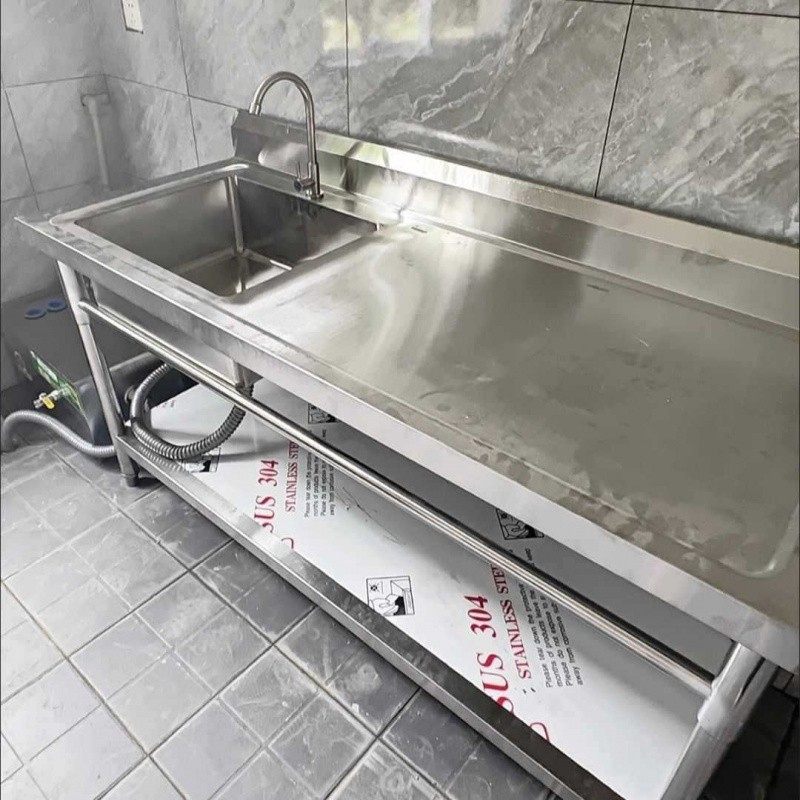 清灼不锈钢水槽带支架厨房单槽双槽水池洗碗洗菜洗手盆洗衣台一体,淘宝优惠券,粉丝福利购,淘宝优惠卷