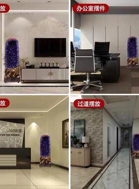 批发紫晶洞摆件巴西乌拉圭紫水晶洞聚宝盆钱袋子办公家居开业礼品