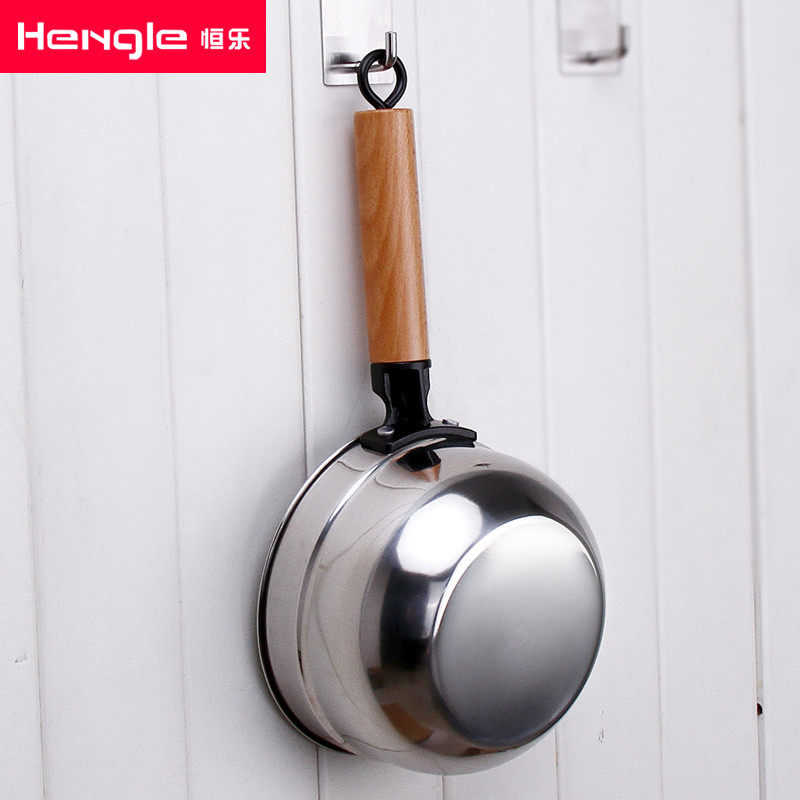 304不锈钢水勺厨房木柄水瓢长柄舀水勺子家用水杓加厚大号水舀子,淘宝优惠券,粉丝福利购,淘宝优惠卷