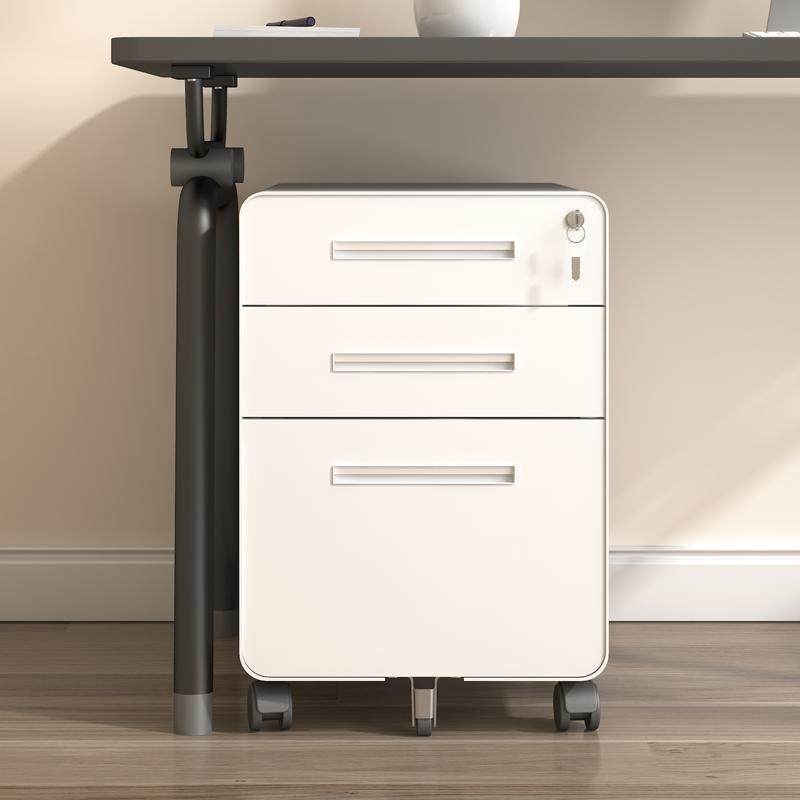 文件柜桌下活动柜铁皮办公室储物柜移动矮柜带锁抽屉柜收纳小柜子,淘宝优惠券,粉丝福利购,淘宝优惠卷