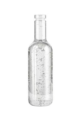 现代轻奢香槟色水晶酒瓶气泡创意摆件软装家居客厅酒柜装饰摆设品