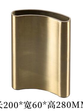 美式复古做旧工业风轻奢金属花瓶民宿客栈花店装饰艺术插花摆件