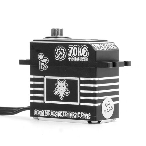 HT 9350F 磁感应锤子舵机 高压无刷50kg IPX8级防水 钢齿堵转保护 - 图3