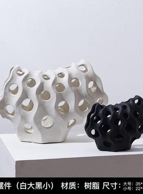 新中式树脂工艺品珊瑚摆件抽象艺术客厅样板房间装饰玄关酒柜摆设