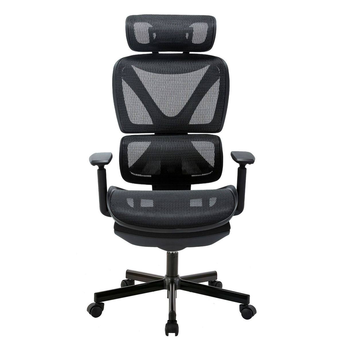 凯伦诗办公椅电脑椅电竞椅可躺升降旋转椅黑框黑网（双背款）,淘宝优惠券,粉丝福利购,淘宝优惠卷