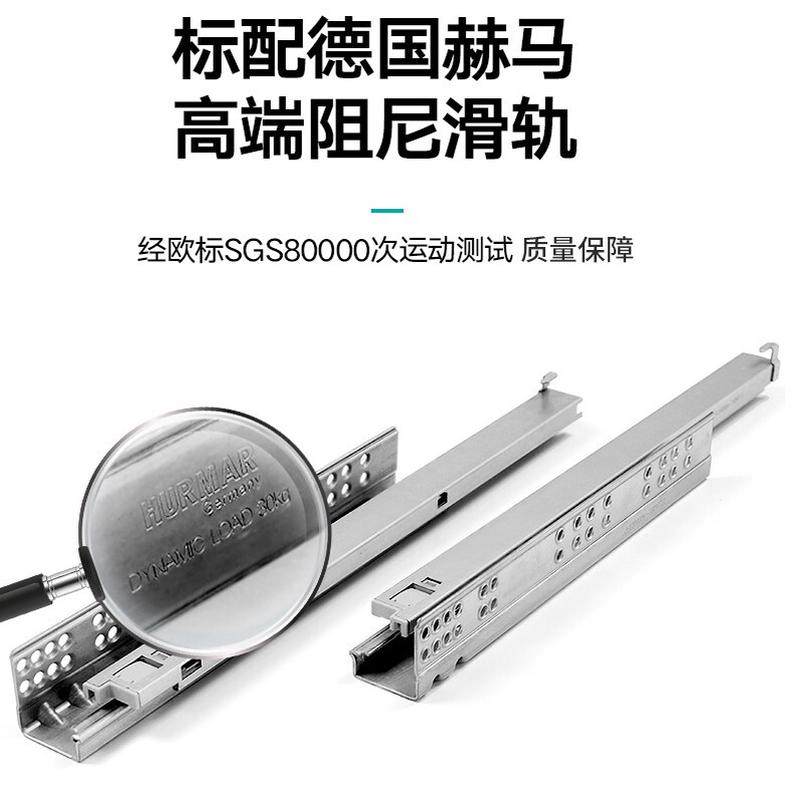 衣柜拉篮仿编藤篮阻尼收纳篮伸缩裤架衣帽间抽拉式缓冲衣物蓝,淘宝优惠券,粉丝福利购,淘宝优惠卷