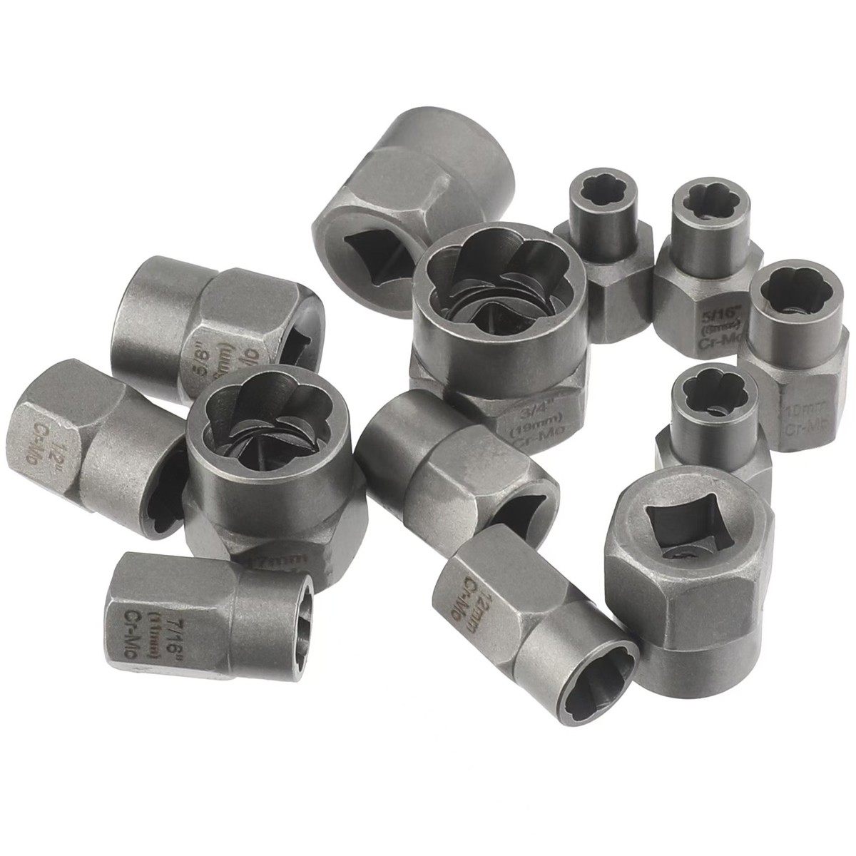 48pc螺母取出器螺丝取出器左旋麻花钻拆装工具滑牙螺帽拆除器套装,淘宝优惠券,粉丝福利购,淘宝优惠卷