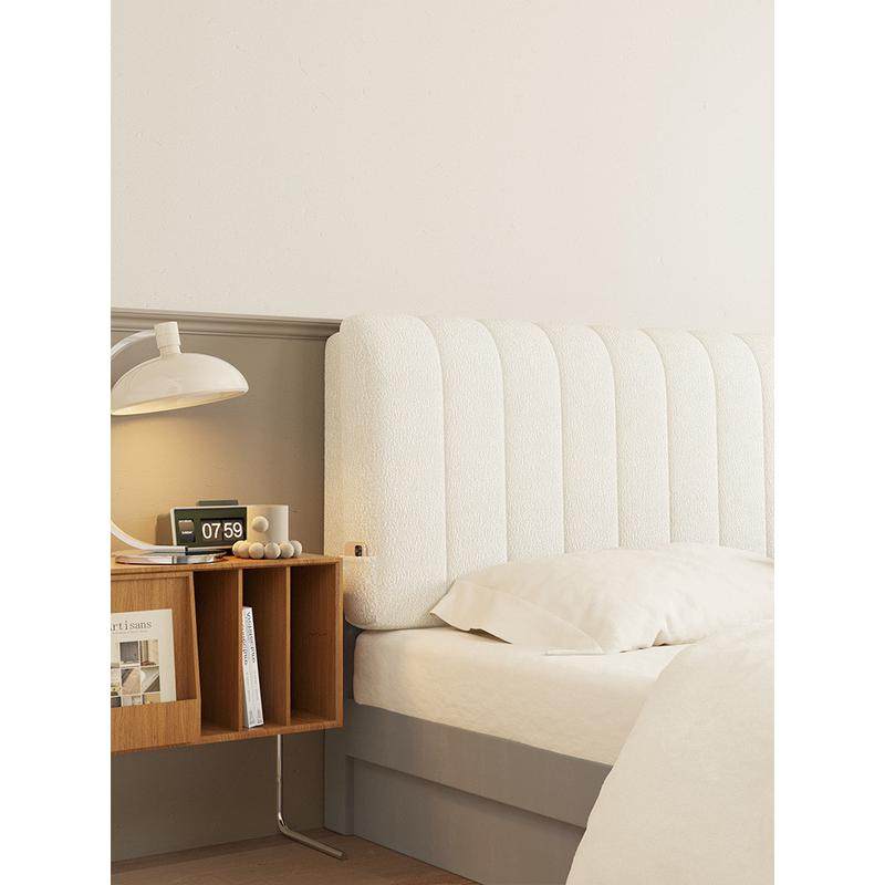 EQ4F【郡主出品】泰迪绒床靠背垫软包床头靠垫背板无床头套罩榻榻,淘宝优惠券,粉丝福利购,淘宝优惠卷