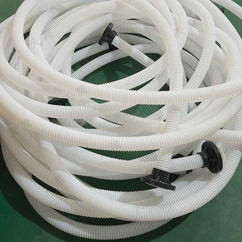 38*42齐全氟波纹管耐高温耐压乳白色氟塑料化工软管规格四可定制 - 图1