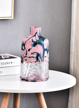 摆件客厅插花花瓶北欧ins现代简约复古小清新花瓶摆件 家用花瓶