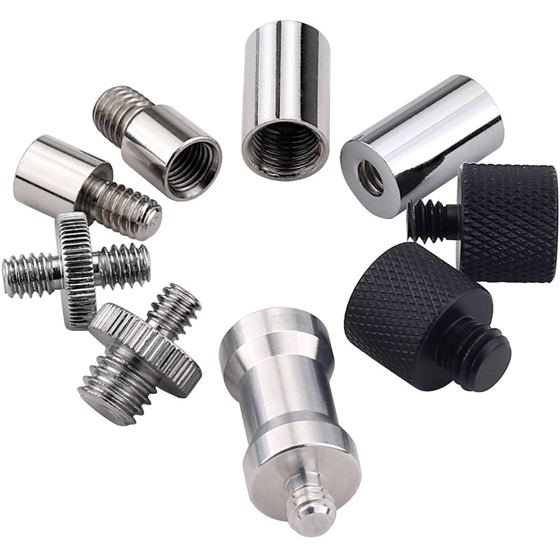 转换螺母M6M8M10粗细牙公制英制互变1.0距3/8螺丝1/4内牙外牙接头 - 图3