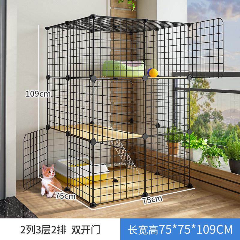 猫笼子家用别墅超大双层室内带厕所小型猫舍自由空间猫屋猫咪猫窝,淘宝优惠券,粉丝福利购,淘宝优惠卷