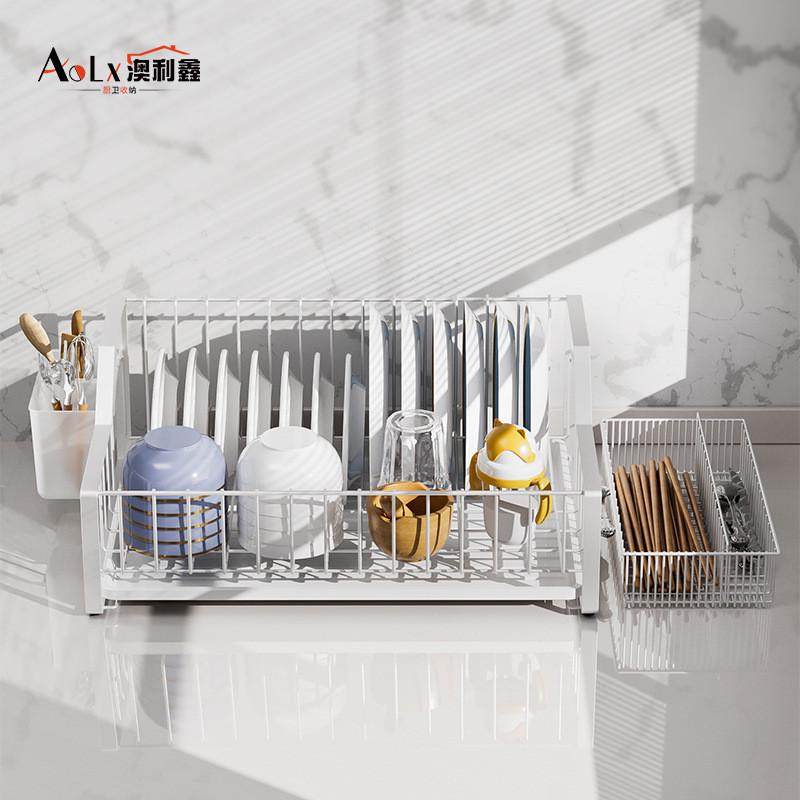 厨房置物架304不锈钢碗碟沥水架多功能落地用收纳架用品免安装,淘宝优惠券,粉丝福利购,淘宝优惠卷