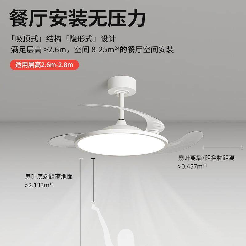 新型风扇灯吊灯餐厅灯2024年新款高级感卧室主卧带灯一体吊扇灯,淘宝优惠券,粉丝福利购,淘宝优惠卷