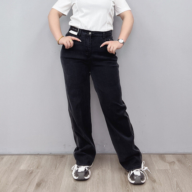 女直筒宽松春秋大码显瘦胖mm梨形身材拖地阔腿,淘宝优惠券,粉丝福利购,淘宝优惠卷