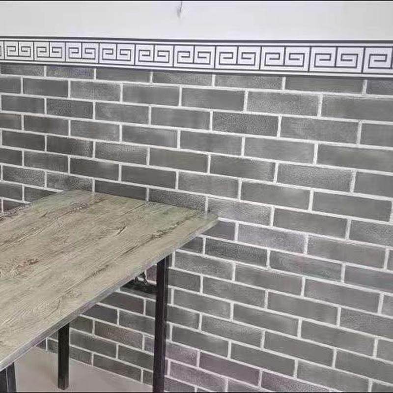 特厚5米红砖块砖纹自粘墙裙墙围壁纸防水防潮贴纸装饰饭餐厅墙纸,淘宝优惠券,粉丝福利购,淘宝优惠卷