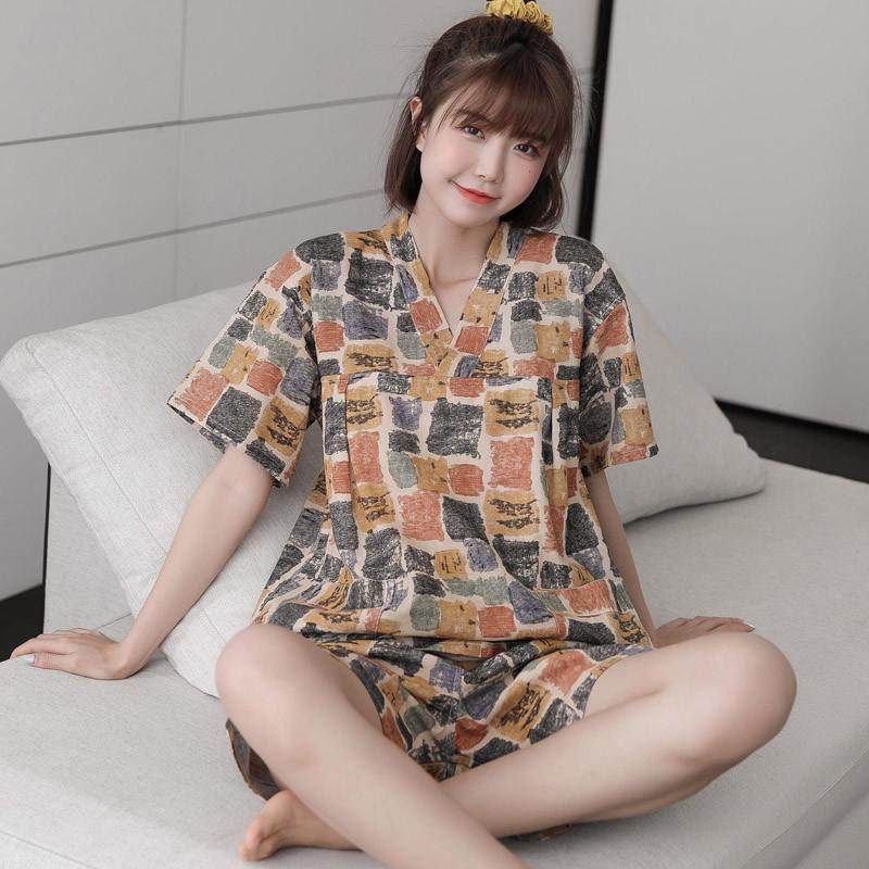 新款汗蒸服女亚麻韩版大码加肥情侣睡衣亲子装家居服按摩服可定制,淘宝优惠券,粉丝福利购,淘宝优惠卷