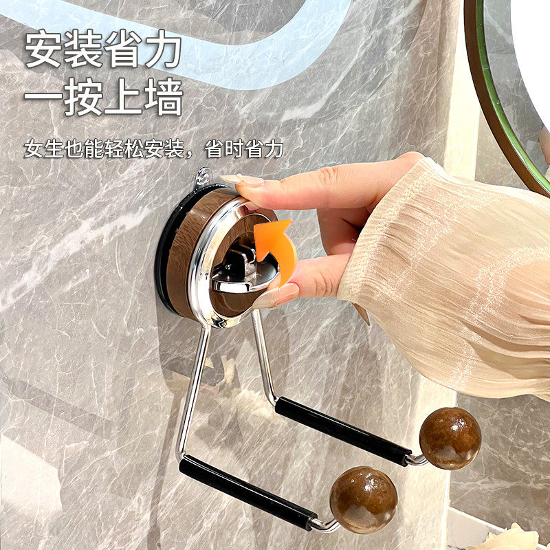 吸盘吹风机置物架免打孔支架浴室风筒收纳挂架子懒人电吹风卫生间,淘宝优惠券,粉丝福利购,淘宝优惠卷