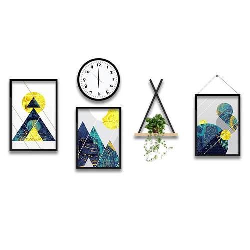 实木相框创意组合画框挂墙裱画相框民宿风特色照片墙装饰画框 - 图0