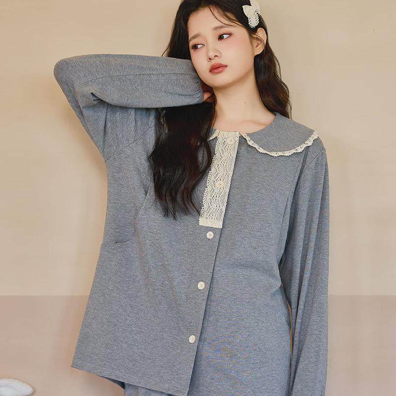 珈莹艾月子服秋冬产后磨毛哺乳居服怀孕期春秋待产喂奶孕妇睡衣,淘宝优惠券,粉丝福利购,淘宝优惠卷