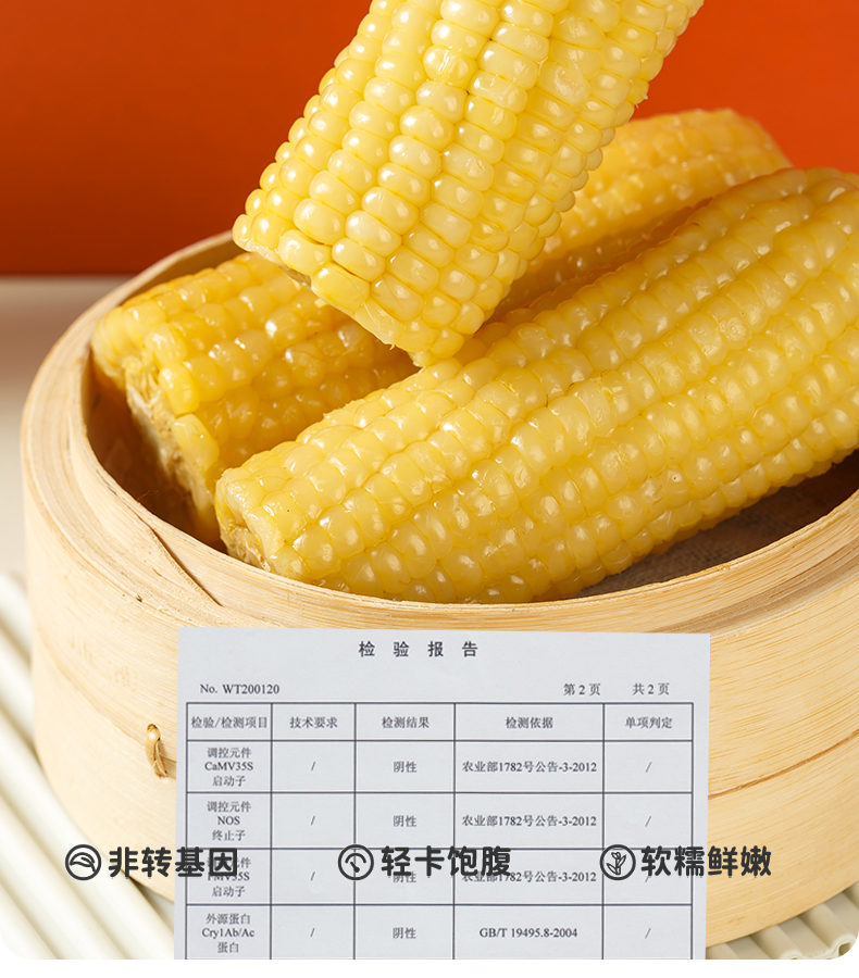 東北玉米 新鮮糯玉米280g*10支/箱真空白糯黏玉米棒早餐粗糧_鮮蜜贊旗艦店_糧油調味/速食/干貨/烘焙