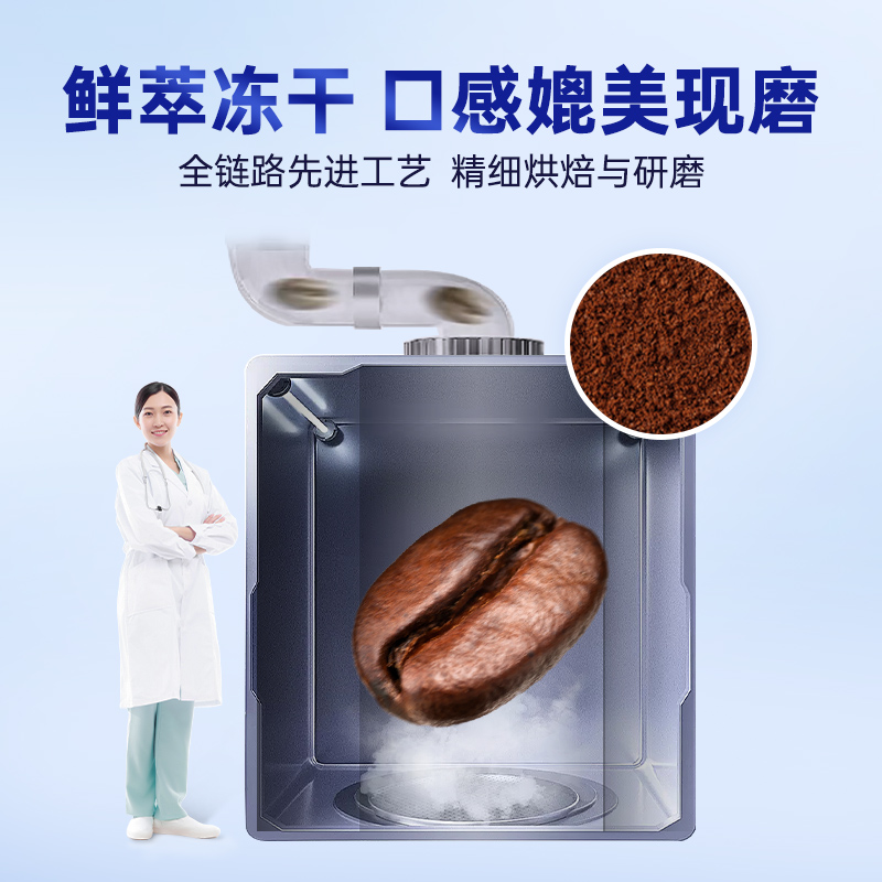 可可故事黑咖啡左旋肉碱速溶咖啡0脂美式无0蔗糖燃减官方旗舰店