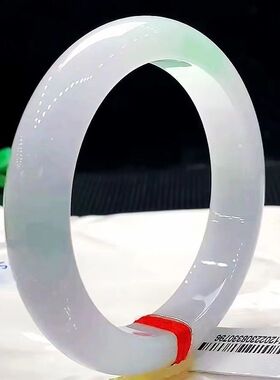 玉金珠宝:高端珠宝翡翠玉手镯天然翡翠A级冰糯种手镯000050